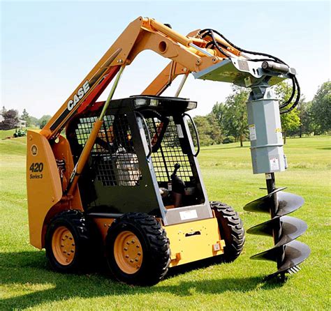 skid steer feed auger bucket|case skid steer auger attachment.